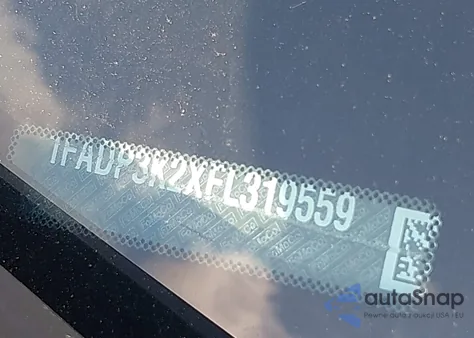 2015 Ford Focus Se from USA, damaged, VIN 1FADP3K2XFL319559